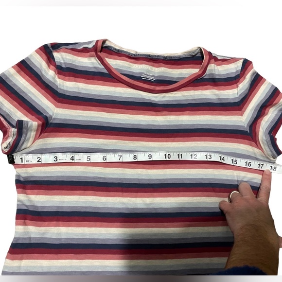 American Eagle Outfitters t-shirt striped Size M - Picture 3 of 5